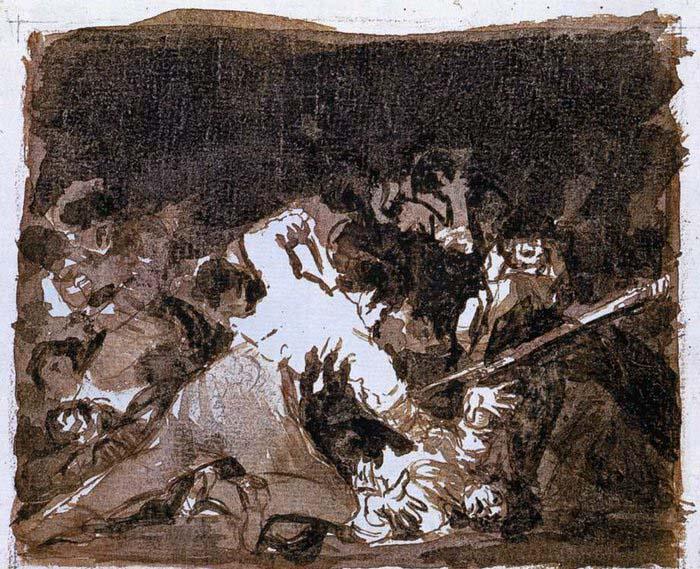 Francisco de goya y Lucientes War scene